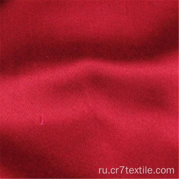Ткань из 100% вискозного окрашенного атласа винно-красного цвета